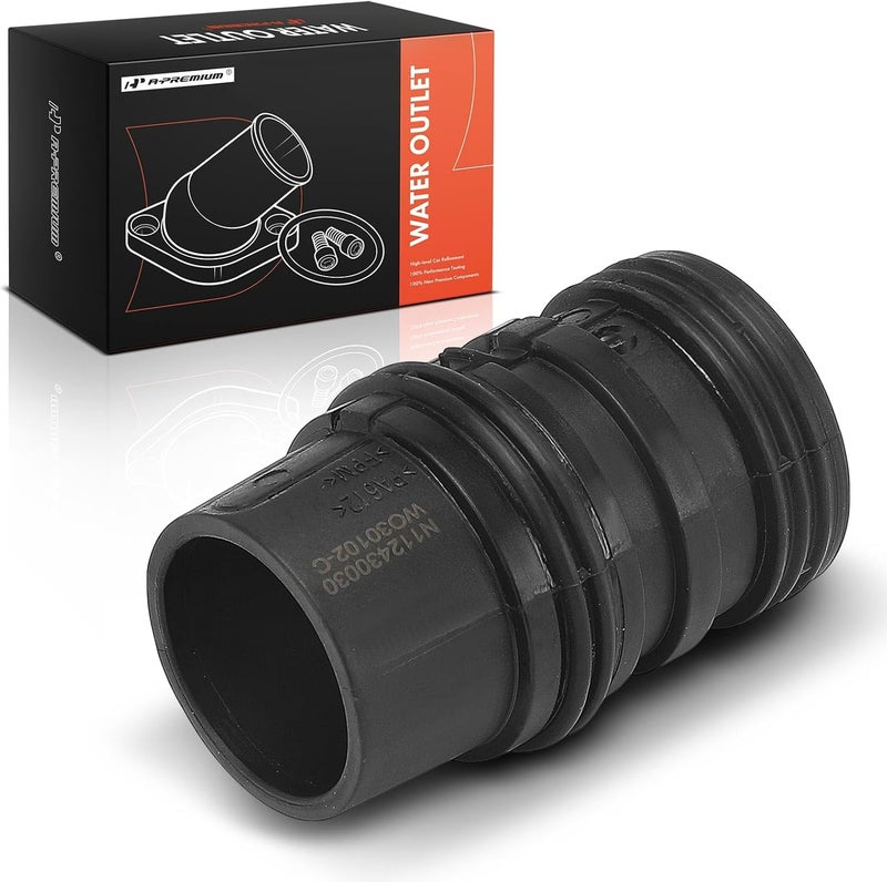 A-Premium Engine Coolant Thermostat Housing Compatible with Mercedes-Benz Models - C300, C350, C400, C43 C450 E43 GLC43 GLE43 GLE450 SLC43 AMG, CLS400, E350, E400, E450, GL450, GLE350, GLE400, GLE550e - Image 1